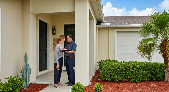 Florida home inspector answering questions about property inspections and insurance claims