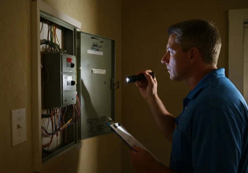 Full home inspection in Orlando covering roof, electrical, plumbing, and HVAC