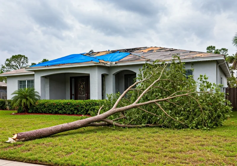 Hurricane storm damage recovery claim for Florida homeowner